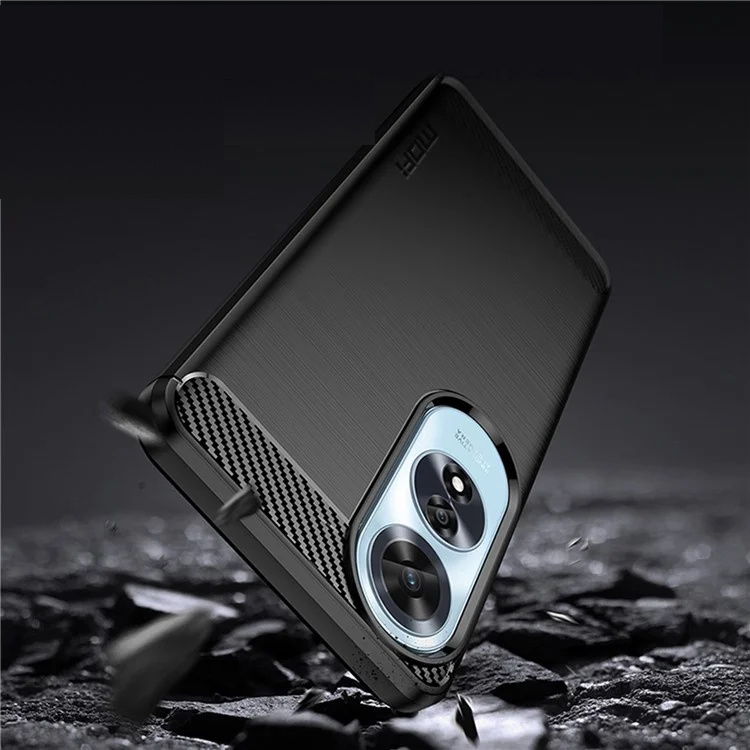 Pokrowiec Etui Carbon Pro czarne Oppo A60 / 3