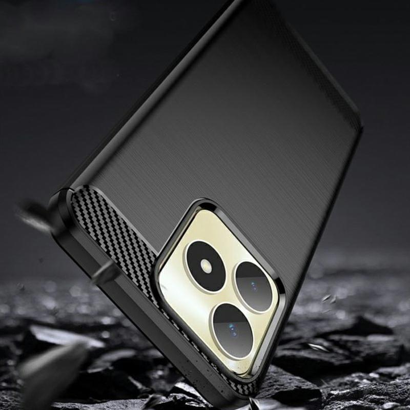 Pokrowiec Etui Carbon Pro czarne Realme C51 / 4 Pokrowiec Etui Carbon Pro czarne Realme C51 / 4