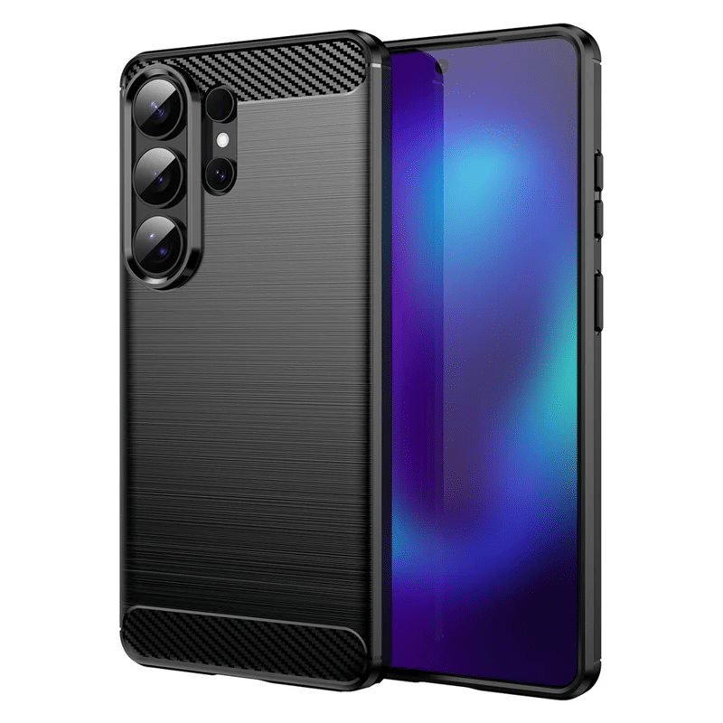 Pokrowiec Etui Carbon Pro czarne SAMSUNG Galaxy S26 Ultra / 3 Pokrowiec Etui Carbon Pro czarne SAMSUNG Galaxy S26 Ultra / 3