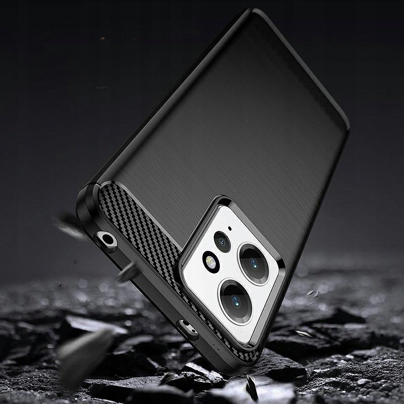 Pokrowiec Etui Carbon Pro czarne Xiaomi Redmi Note 12S / 3