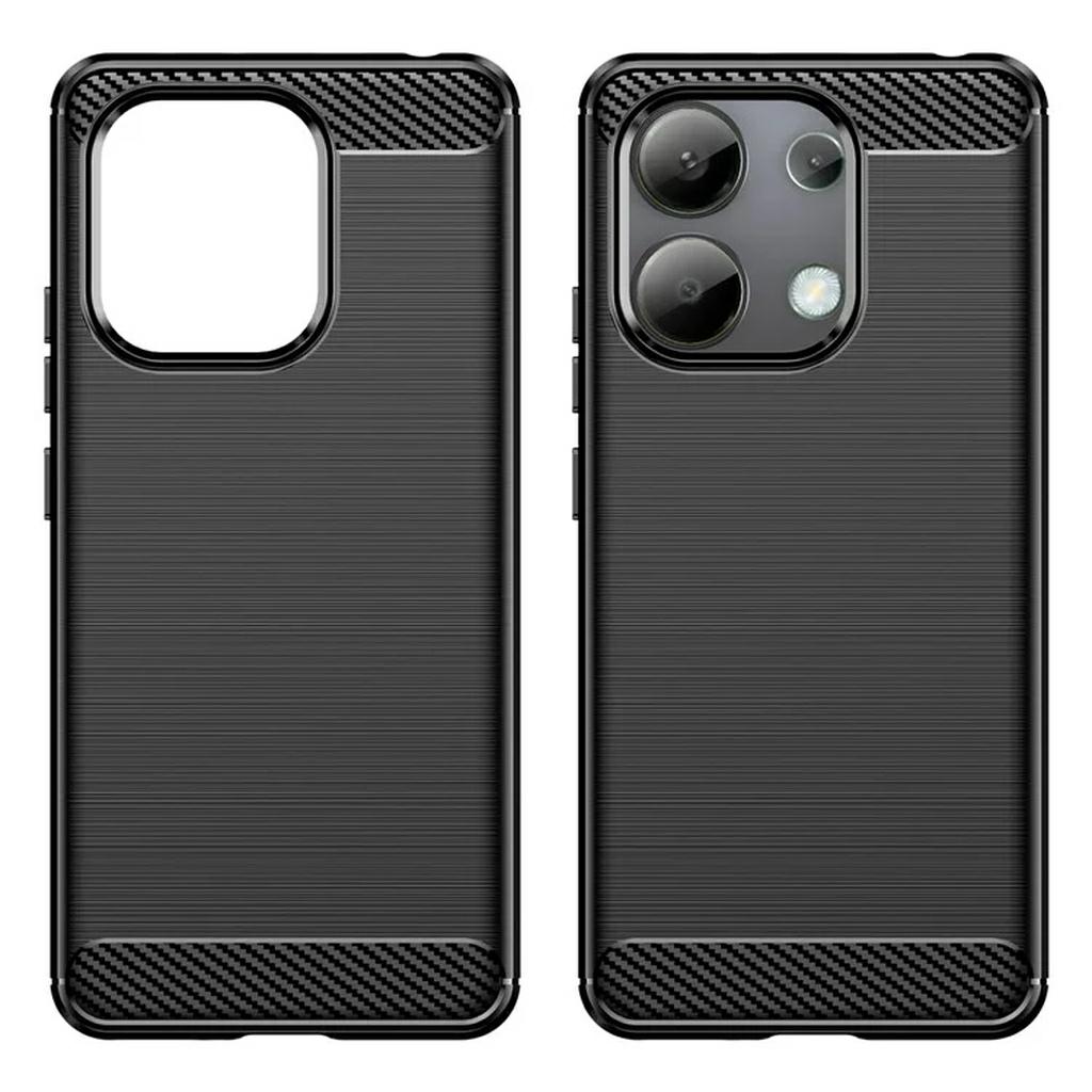 Pokrowiec Etui Carbon Pro czarne Xiaomi Redmi Note 13