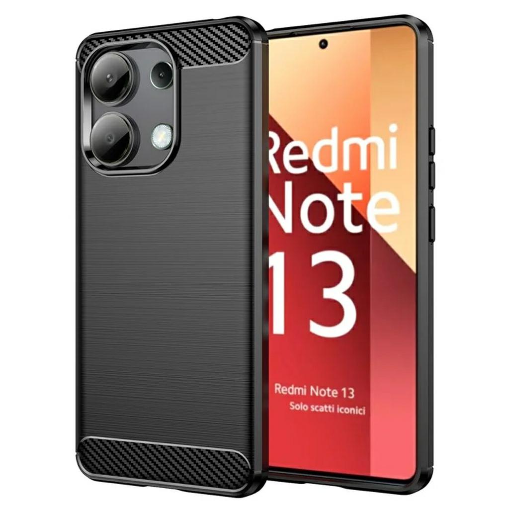 Pokrowiec Etui Carbon Pro czarne Xiaomi Redmi Note 13 / 2