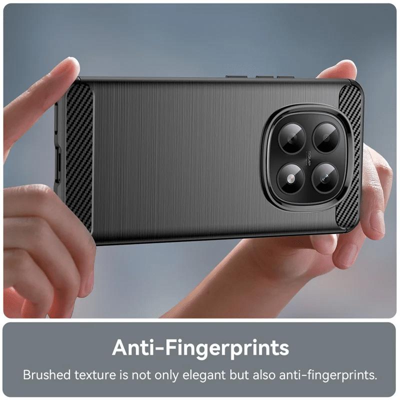 Pokrowiec Etui Carbon Pro czarne Xiaomi Redmi Note 15 5G / 4