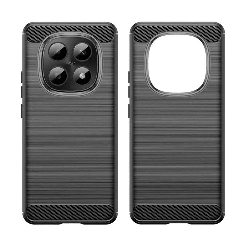 Pokrowiec Etui Carbon Pro czarne Xiaomi Redmi Note 15 5G / 7
