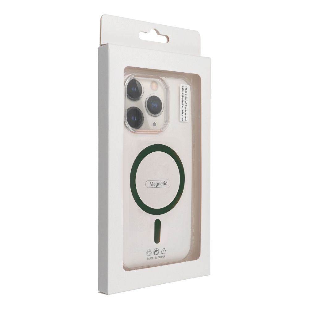 Pokrowiec Etui Drop Glue Colorful Ring Mag Cover MagSafe ciemnozielone SAMSUNG Galaxy S26 Ultra / 4