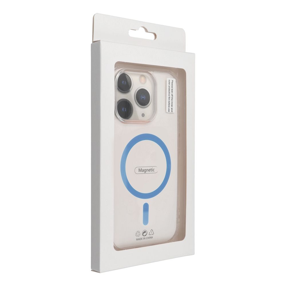 Pokrowiec Etui Drop Glue Colorful Ring Mag Cover MagSafe jasnoniebieskie SAMSUNG Galaxy S26 Ultra / 4