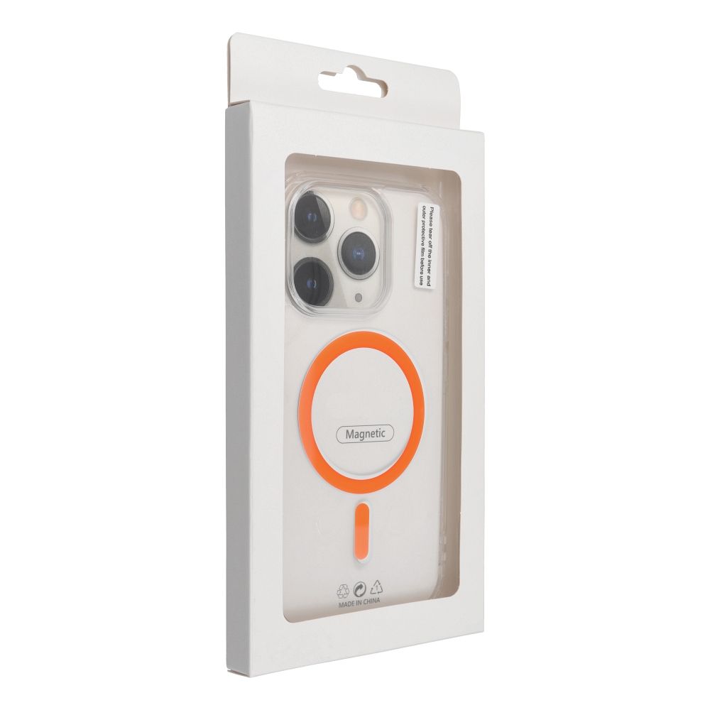 Pokrowiec Etui Drop Glue Colorful Ring Mag Cover MagSafe pomara�czowe SAMSUNG Galaxy S26 Ultra / 4