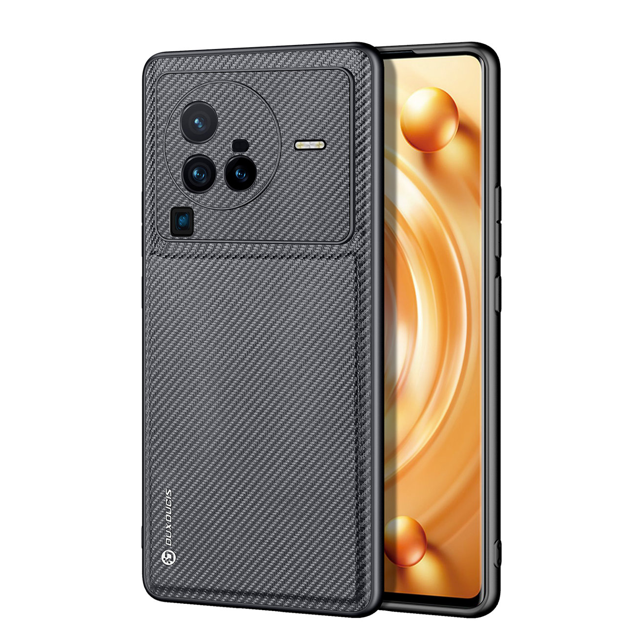 Pokrowiec etui Dux Ducis Fino czarne Vivo X80 Pro