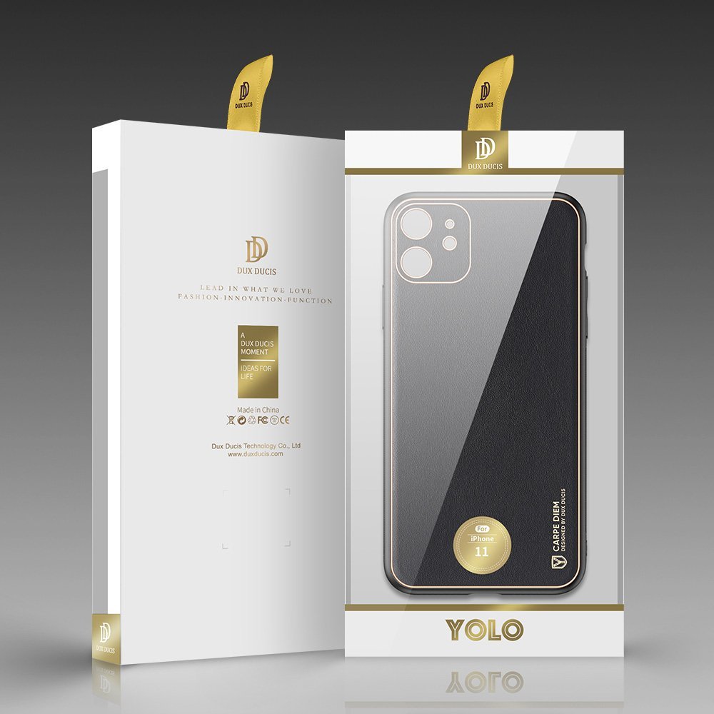 Pokrowiec etui DuxDucis Yolo czarne APPLE iPhone 12 Mini / 5