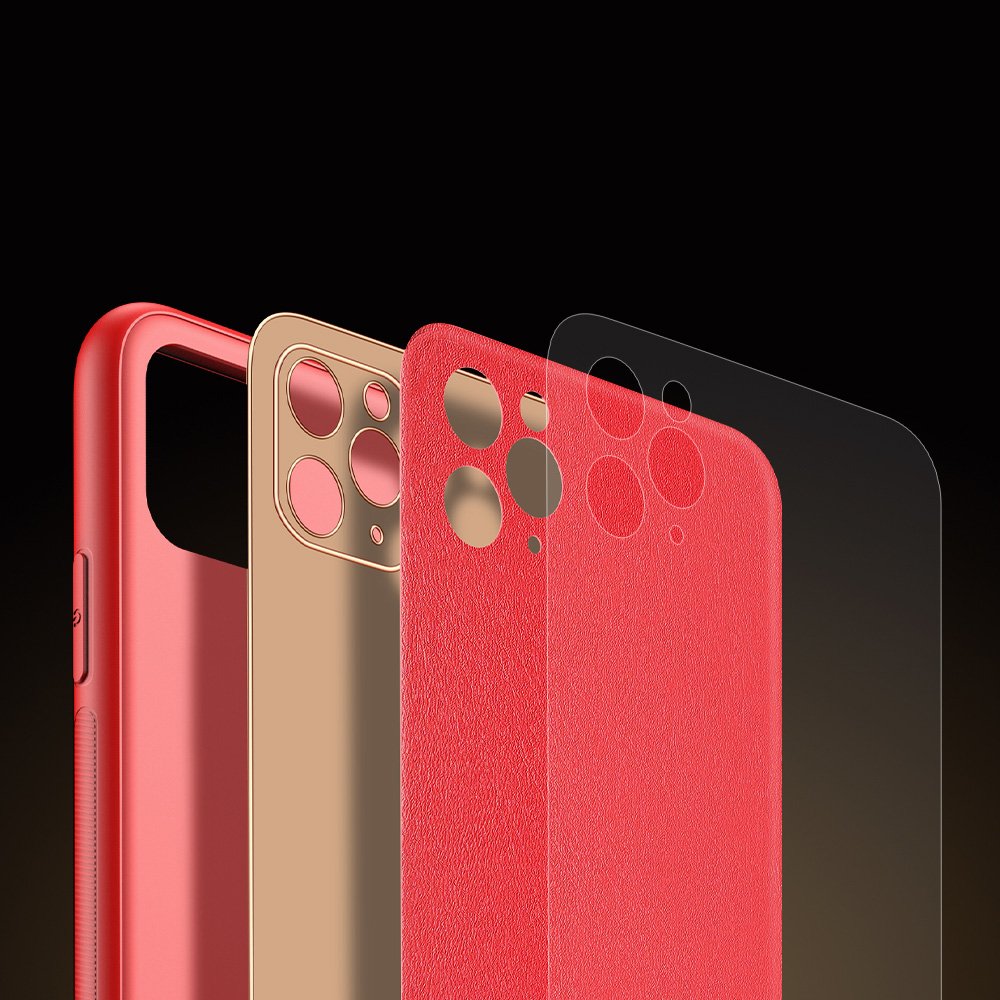 Pokrowiec etui DuxDucis Yolo czerwone APPLE iPhone 11 Pro Max / 8
