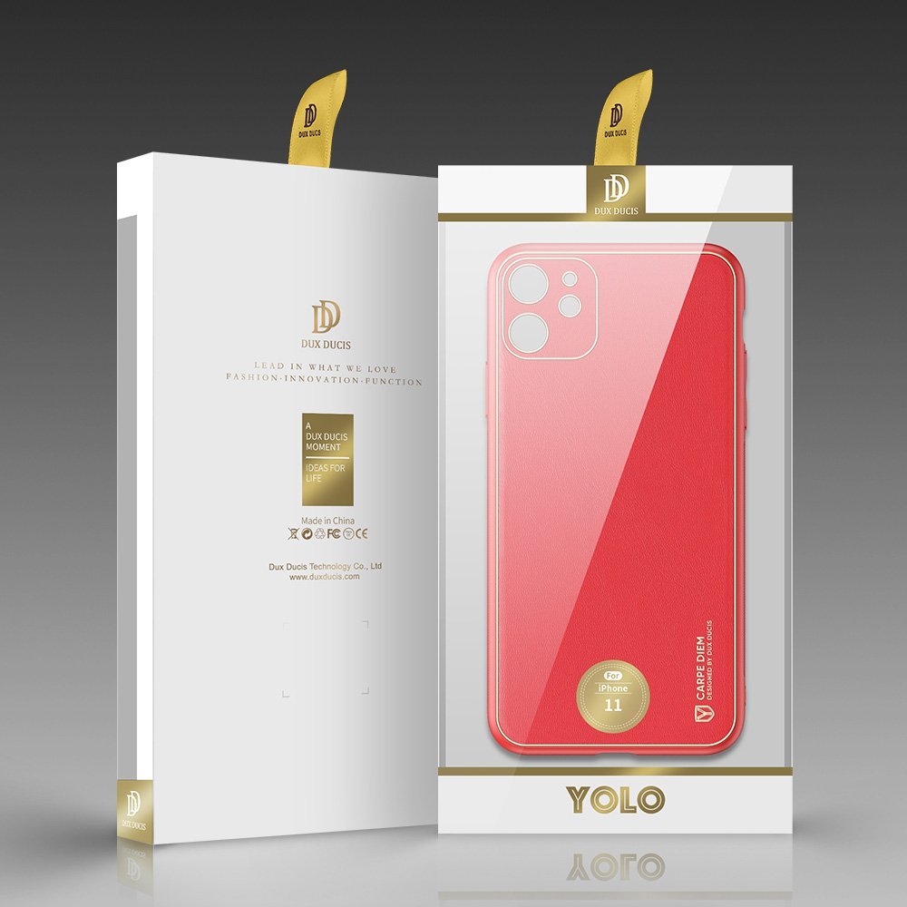 Pokrowiec etui DuxDucis Yolo czerwone APPLE iPhone 12 Mini / 5