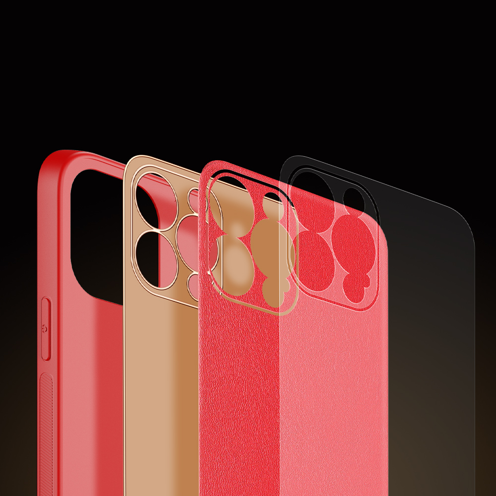 Pokrowiec etui DuxDucis Yolo czerwone APPLE iPhone 13 Pro Max / 8