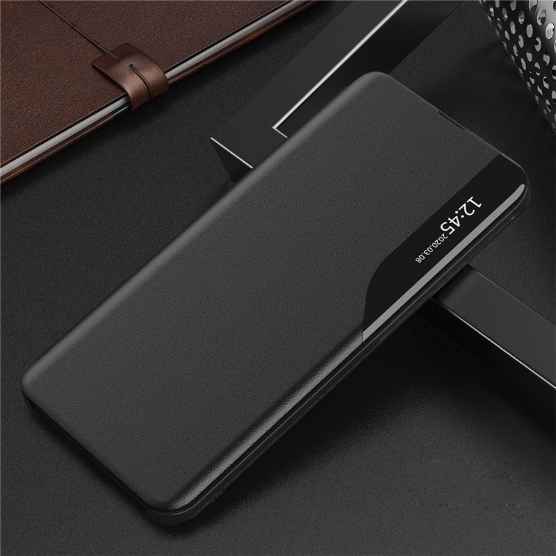 Pokrowiec etui Eco Leather View Case czarne Xiaomi 12 Pro / 2
