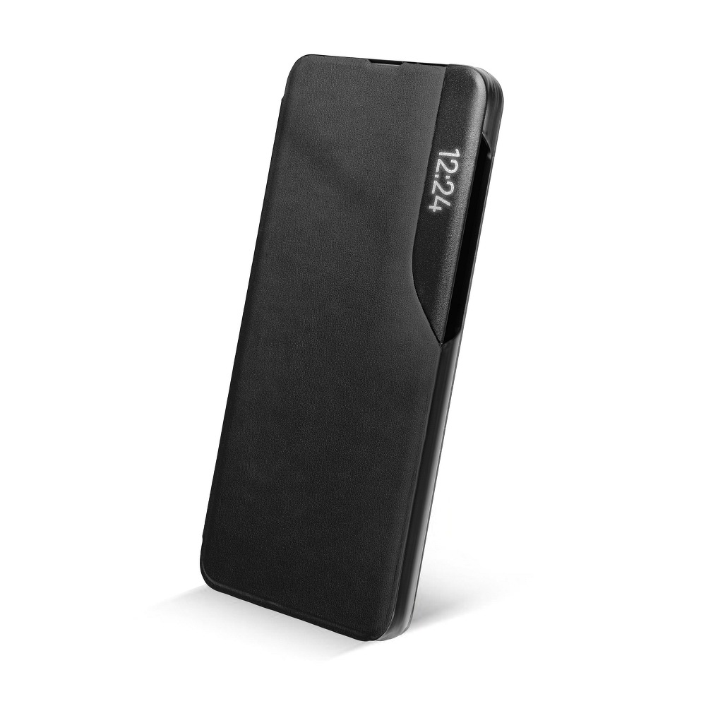 Pokrowiec etui Eco Leather View Case czarne Xiaomi POCO M4 Pro 5G