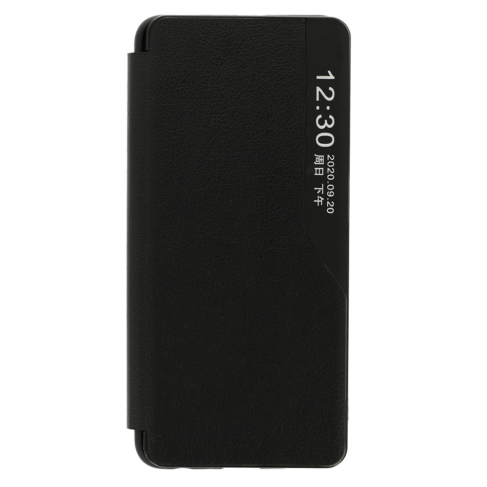 Pokrowiec etui Eco Leather View Case czarne Xiaomi POCO M5s / 7
