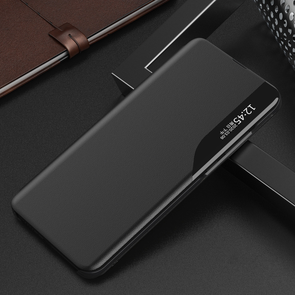 Pokrowiec etui Eco Leather View Case czarne Xiaomi Redmi Note 11 Pro+ 5G / 7