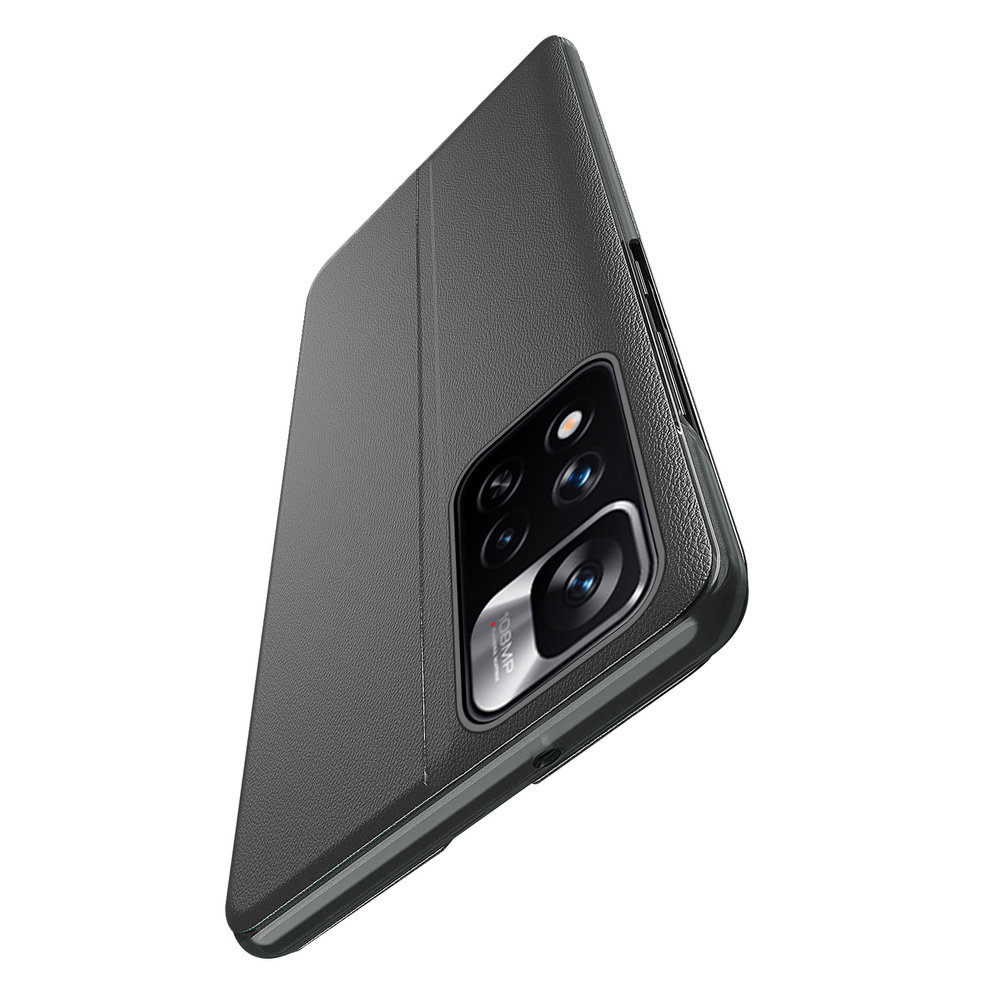 Pokrowiec etui Eco Leather View Case czarne Xiaomi Redmi Note 11S / 11
