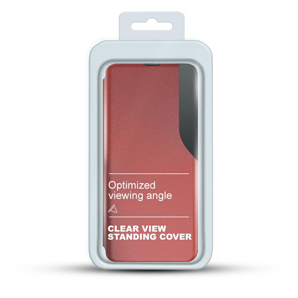 Pokrowiec etui Eco Leather View Case czerwone APPLE iPhone 12 Mini / 4