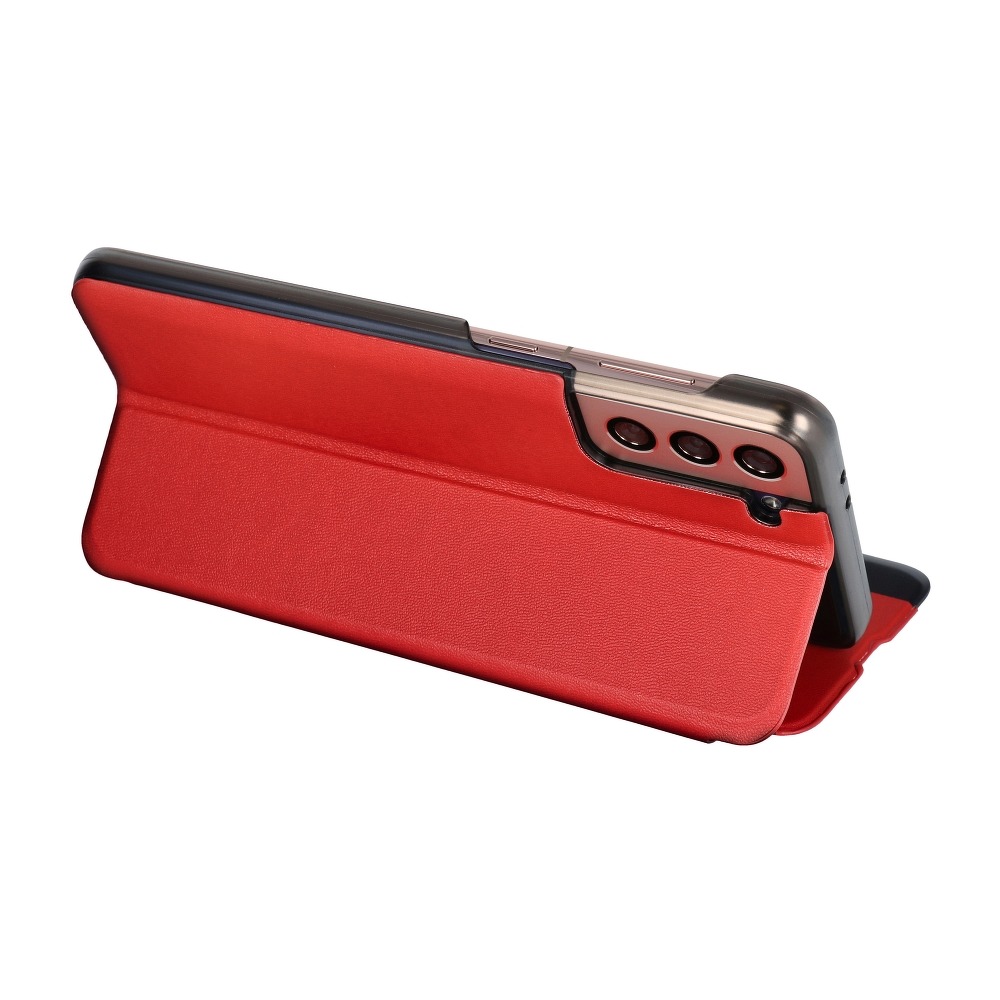 Pokrowiec etui Eco Leather View Case czerwone Xiaomi POCO M4 Pro 5G / 3