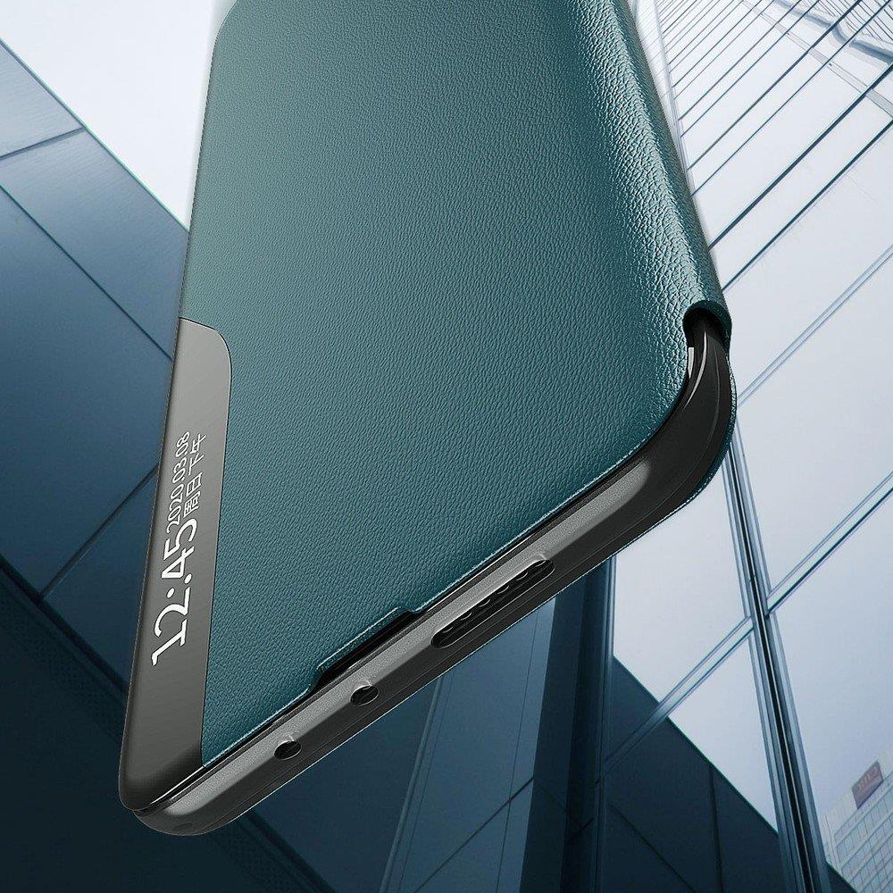 Pokrowiec etui Eco Leather View Case granatowe SAMSUNG Galaxy Note 20 / 4