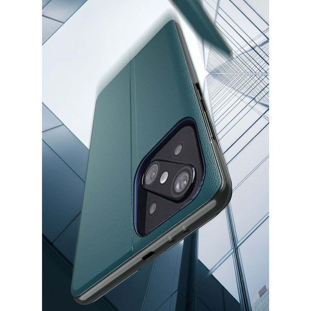 Pokrowiec etui Eco Leather View Case granatowe Xiaomi Mi 11 / 4