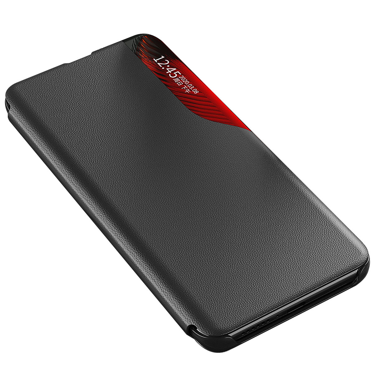 Pokrowiec etui Eco Leather View Case granatowe Xiaomi Redmi Note 12 Pro / 4