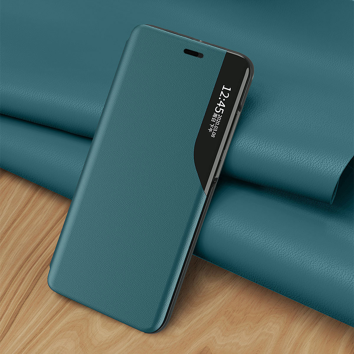 Pokrowiec etui Eco Leather View Case pomaraczowe APPLE iPhone 13 Pro Max / 6