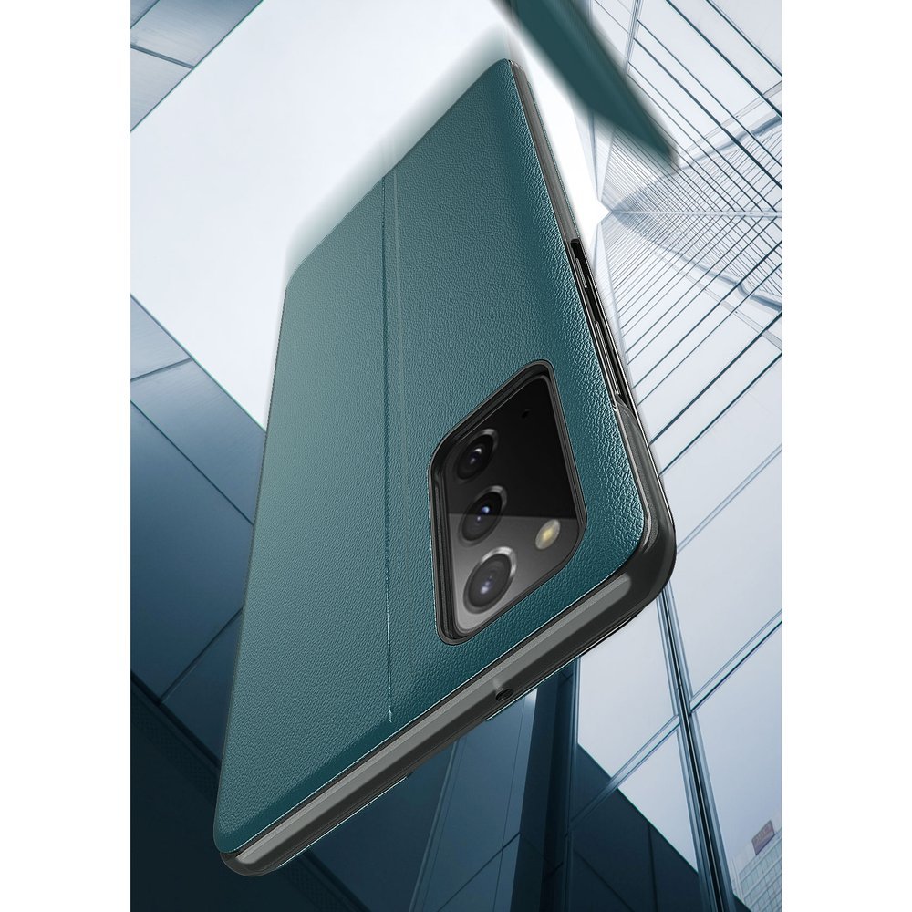 Pokrowiec etui Eco Leather View Case pomaraczowe SAMSUNG Galaxy A32 5G / 4