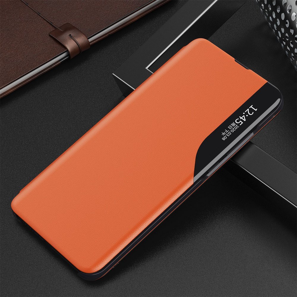 Pokrowiec etui Eco Leather View Case pomaraczowe Xiaomi Redmi K40 / 2