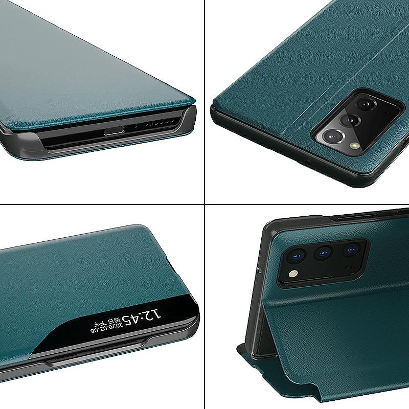Pokrowiec etui Eco Leather View Case zielone APPLE iPhone 12 Mini / 3