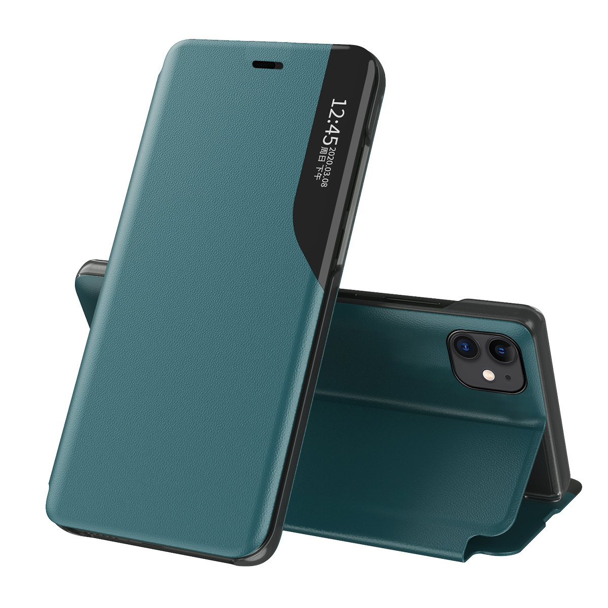 Pokrowiec etui Eco Leather View Case zielone APPLE iPhone 13 Pro Max