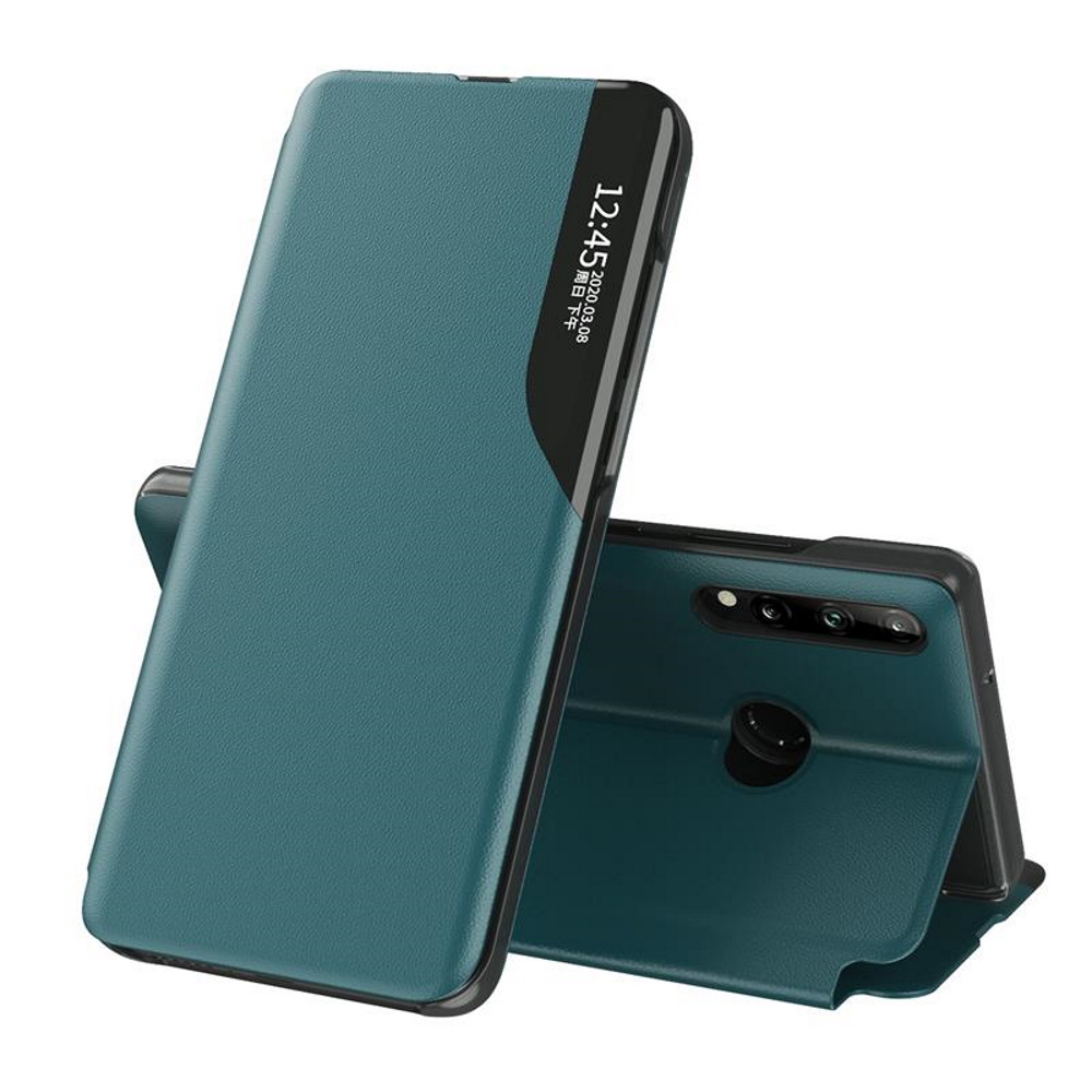 Pokrowiec etui Eco Leather View Case zielone Xiaomi Redmi Note 10 Pro Max