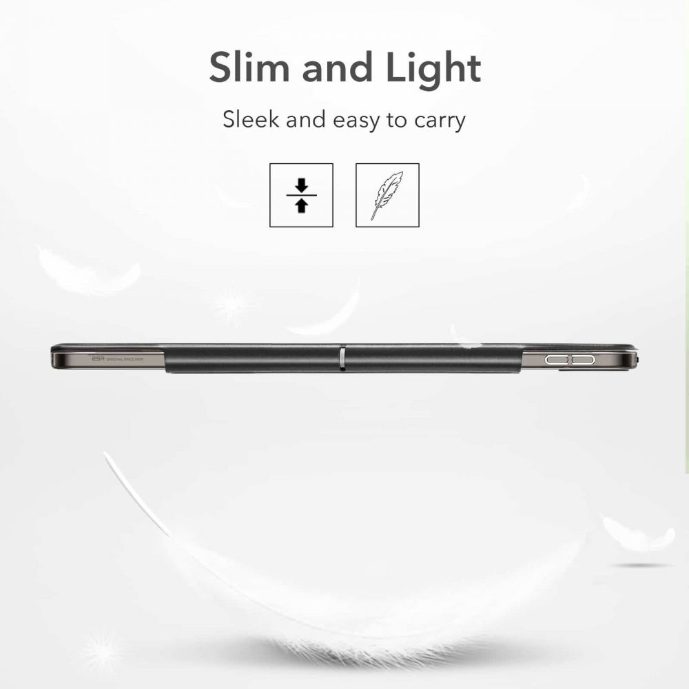 Pokrowiec etui Esr Ascend Trifold & Tempered Glass czarne APPLE iPad Pro 12.9cala / 6