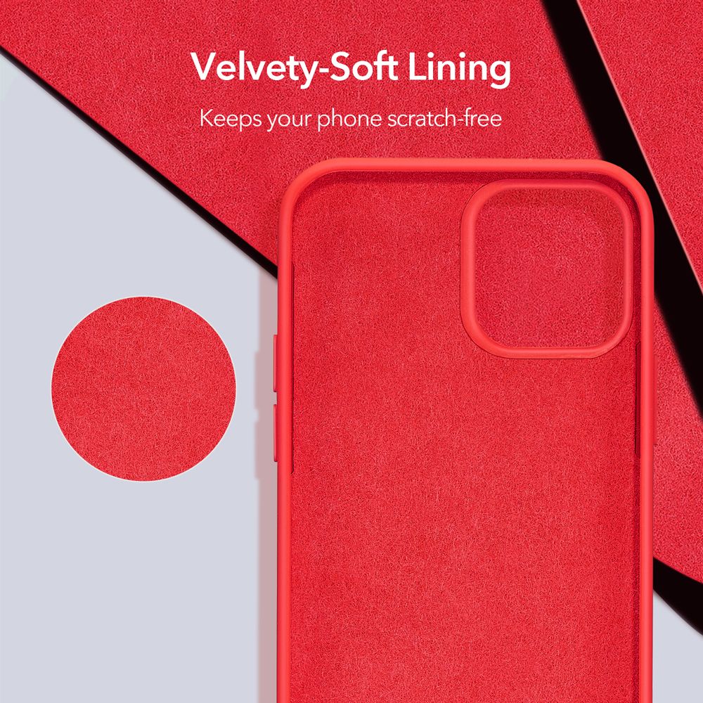 Pokrowiec etui Esr Cloud Czerwone APPLE iPhone 12 / 3