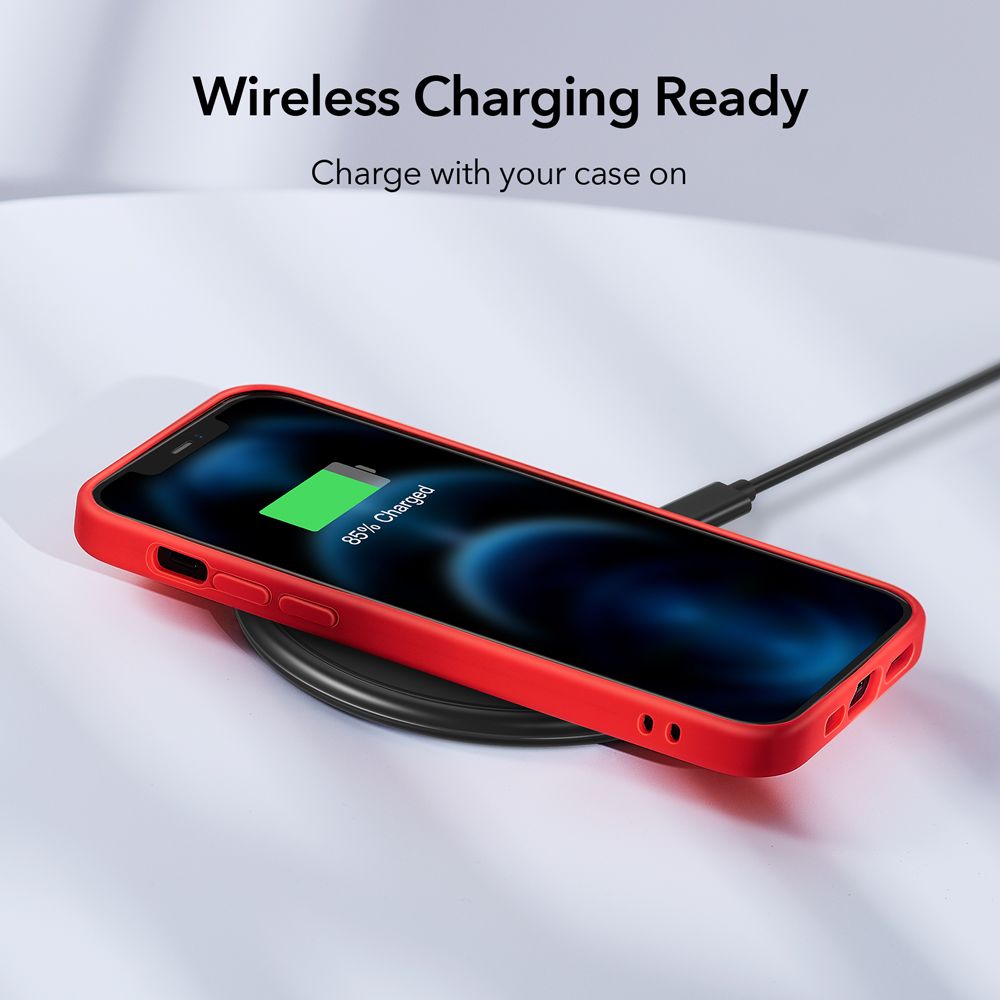 Pokrowiec etui Esr Cloud Czerwone APPLE iPhone 12 / 6