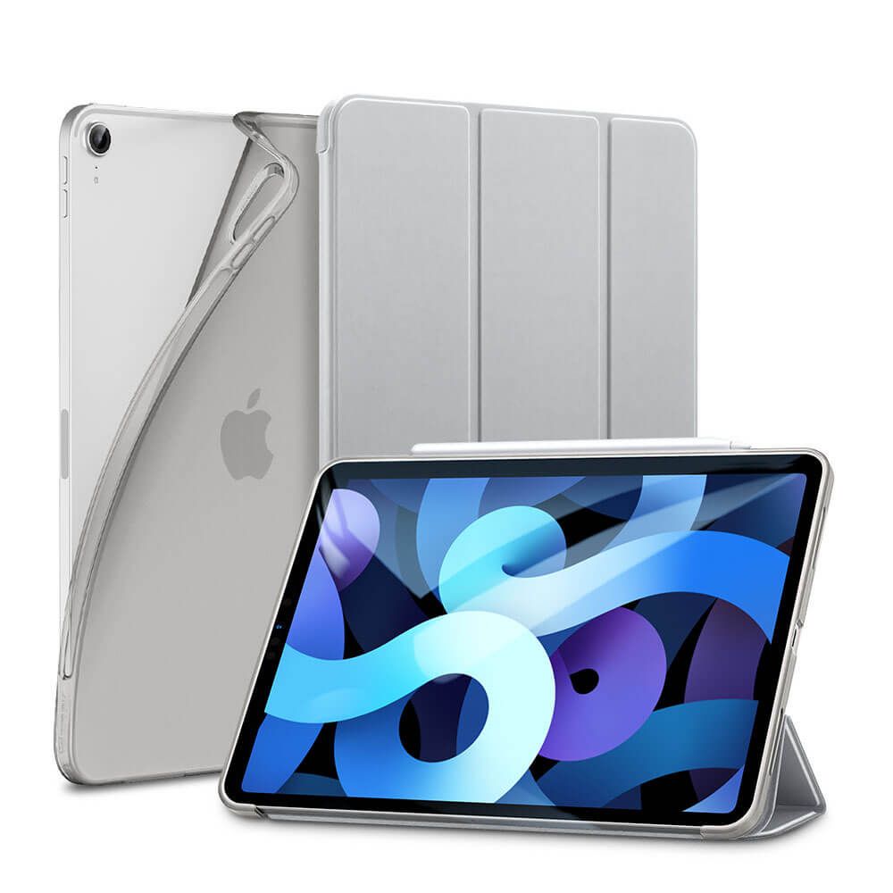 Pokrowiec etui Esr Rebound Slim Srebrne Grey APPLE iPad Air 4 2020