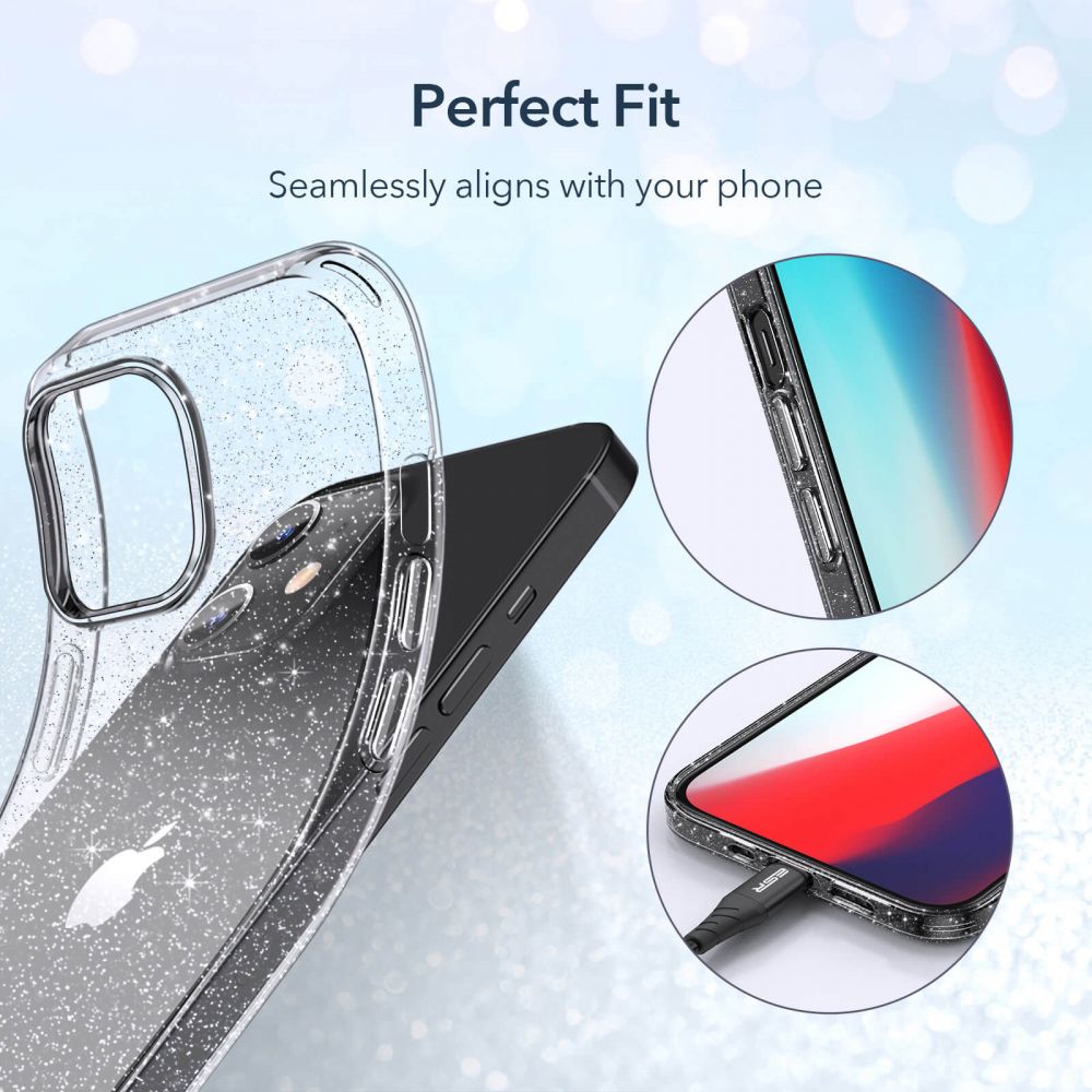 Pokrowiec etui Esr Shimmer Przeroczyste APPLE iPhone 12 Pro Max / 4
