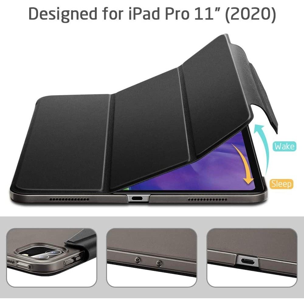 Pokrowiec etui Esr Yippee Jelly Czarne APPLE iPad Pro 11 2020 / 7