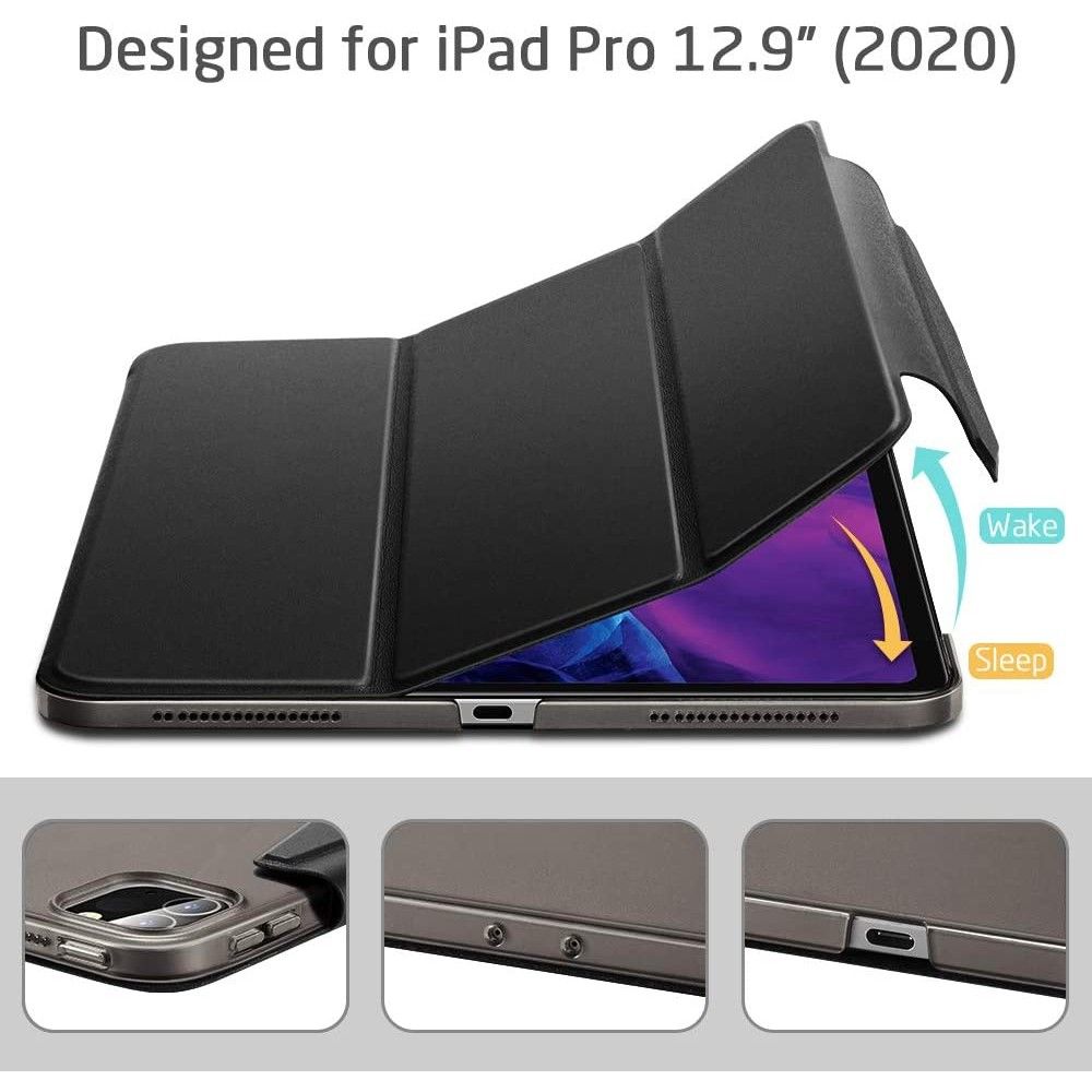 Pokrowiec etui Esr Yippee Jelly Czarne APPLE iPad Pro 12.9cala / 5