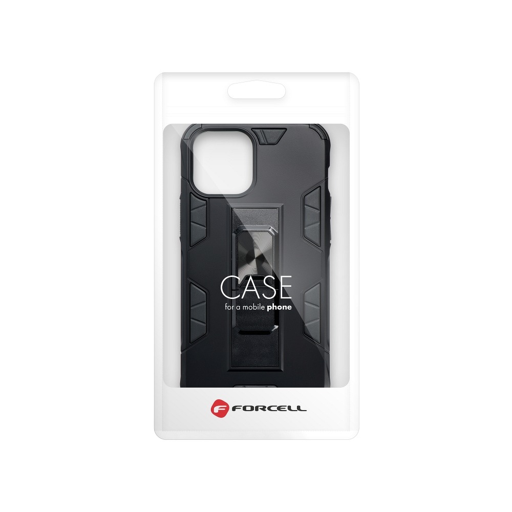 Pokrowiec etui pancerne Forcell Defender czarne APPLE iPhone 12 Mini / 9
