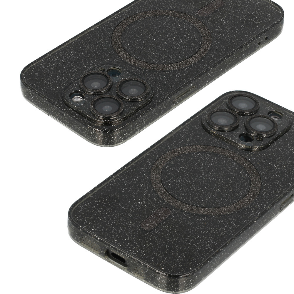 Pokrowiec etui Glitter Magsafe Case czarne APPLE iPhone 11 / 4 Pokrowiec etui Glitter Magsafe Case czarne APPLE iPhone 11 / 4