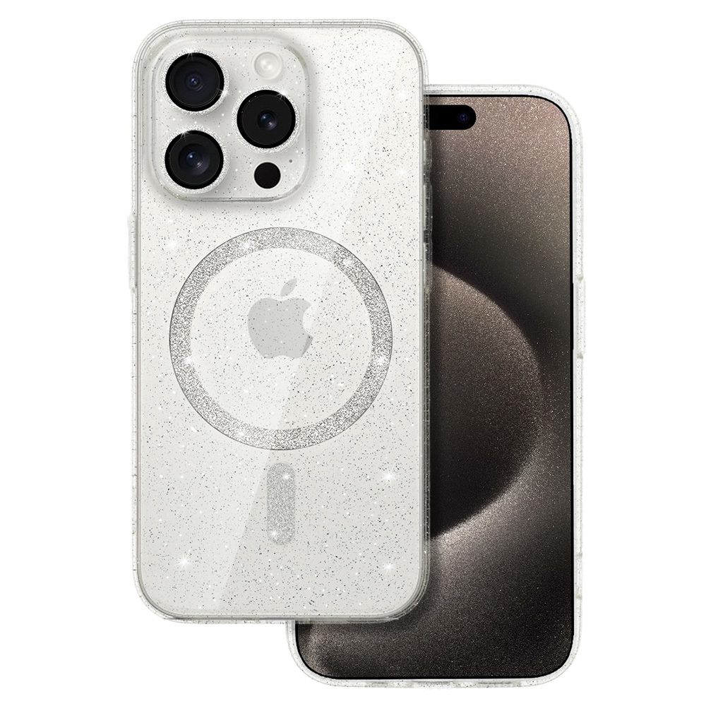 Pokrowiec etui Glitter Magsafe Case przeroczyste APPLE iPhone 12 Pro Max