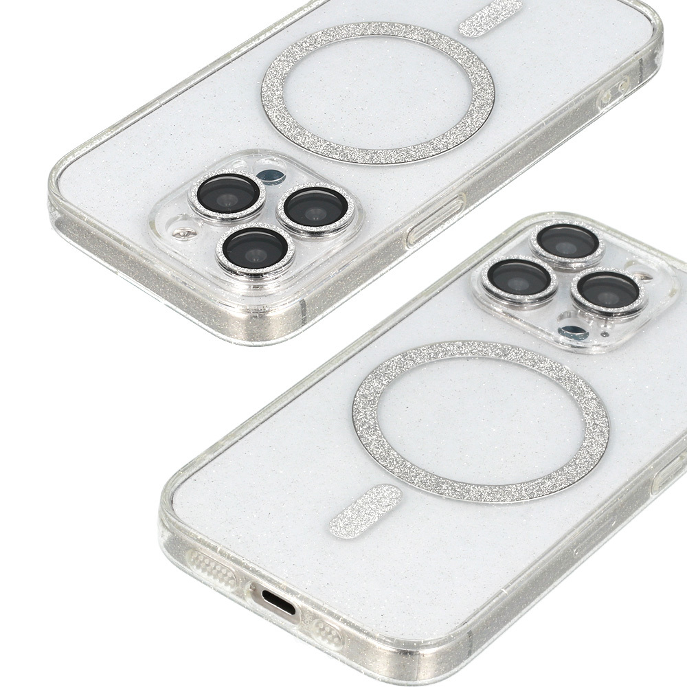 Pokrowiec etui Glitter Magsafe Case przeroczyste APPLE iPhone 12 Pro Max / 4