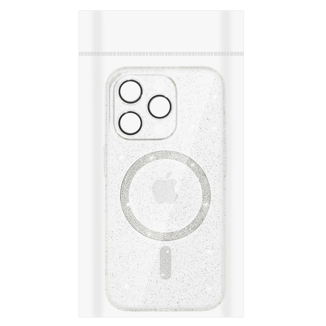 Pokrowiec etui Glitter Magsafe Case przeroczyste APPLE iPhone 12 Pro Max / 8