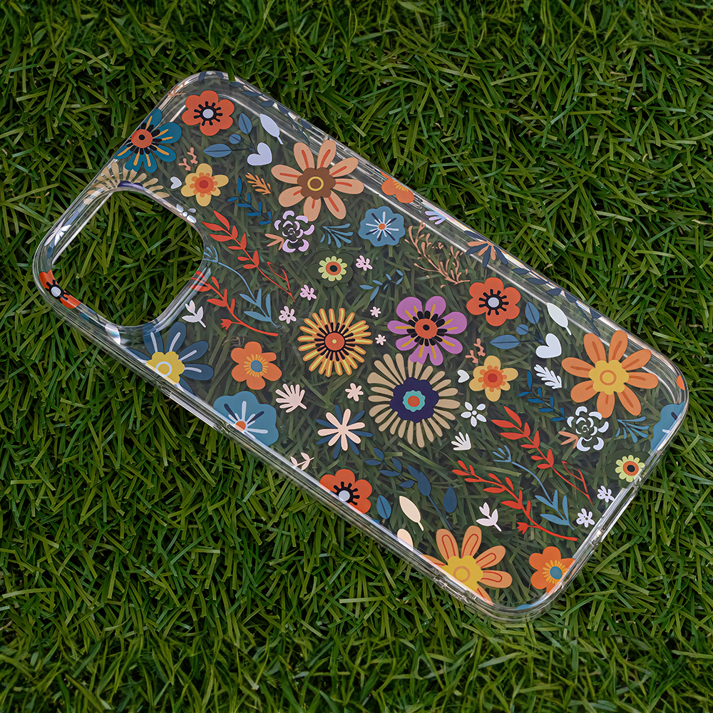 Pokrowiec etui IMD Print wz�r field APPLE iPhone 14 / 9