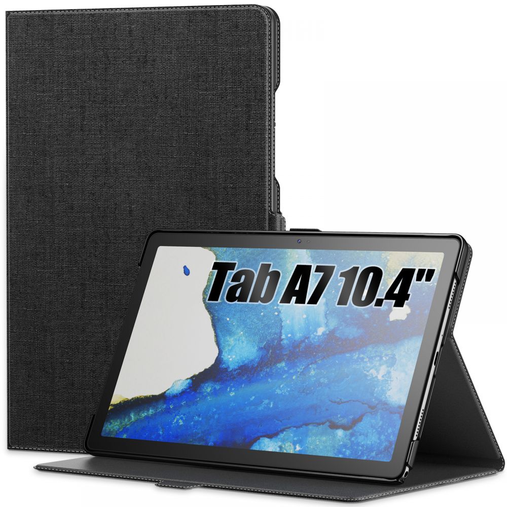 Pokrowiec etui Infiland Classic Stand czarne SAMSUNG Galaxy Tab A7 10.4