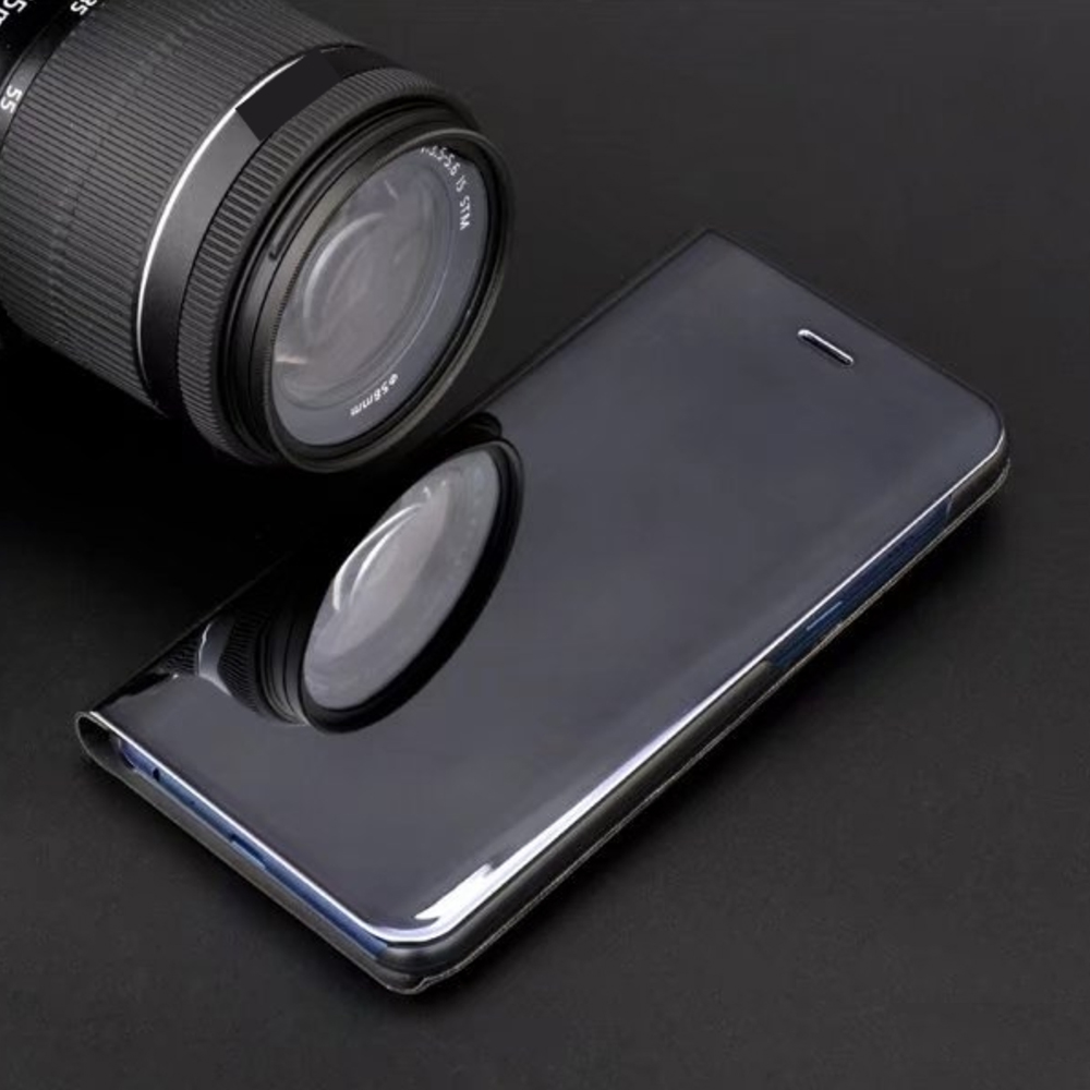 Pokrowiec etui Inteligentne Clear View czarne LG K52 / 6