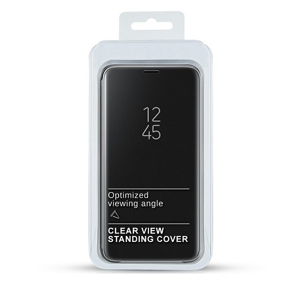 Pokrowiec etui Inteligentne Clear View czarne SAMSUNG Galaxy A13 / 2