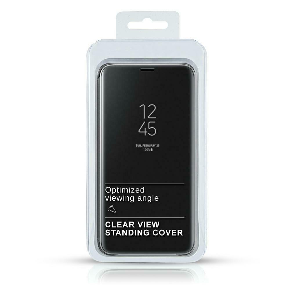 Pokrowiec etui Inteligentne Clear View czarne SAMSUNG Galaxy M30 / 4