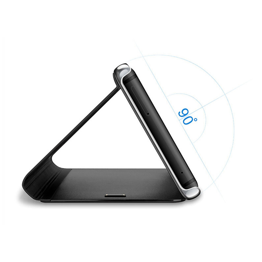 Pokrowiec etui Inteligentne Clear View czarne Xiaomi Mi 10 Lite / 3